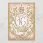 Sweet 16 Once Upon a Time Princess Sea Foam Invitation<br><div class="desc">Design by Jill McAmis © 2016</div>