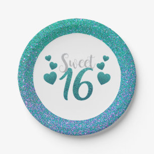 Sweet 16 paper plate