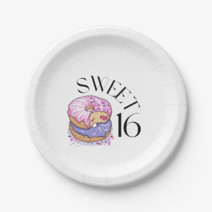 Sweet 16 Paper Plates