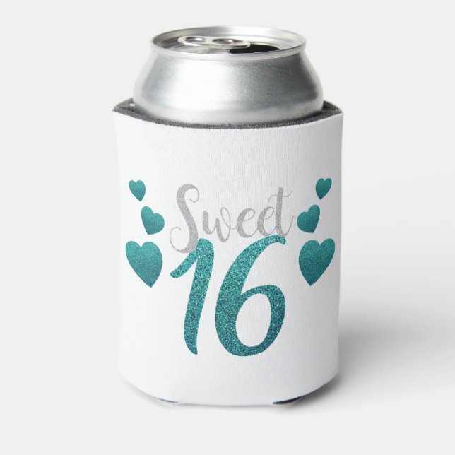 Sweet 16 Party Can Cooler (Can Back)