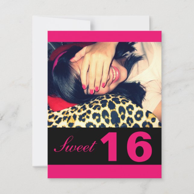 Sweet 16 Party Invitations (Front)