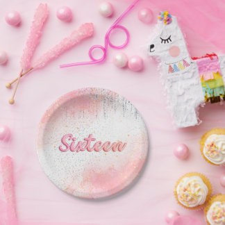 Sweet 16 Party Plates