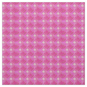 Sweet 16, Pink Love Diamonds Circle Fabric