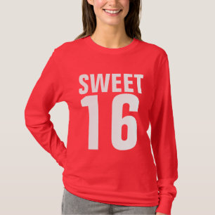 SWEET 16 SIXTEEN BIRTHDAY T-SHIRTS