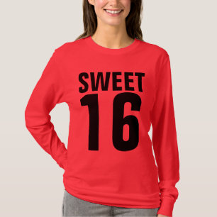 SWEET 16 SIXTEEN BIRTHDAY T-SHIRTS