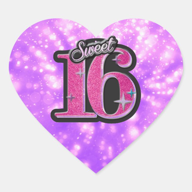 Sweet 16 Stickers (Front)