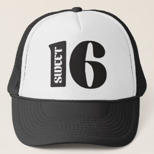 Sweet 16 trucker hat