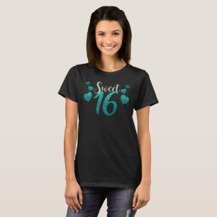 Sweet 16 Typography T-Shirt