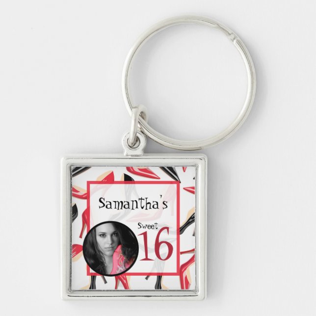 Sweet 16 Womens Shoes High Heels Key Chain (Front)