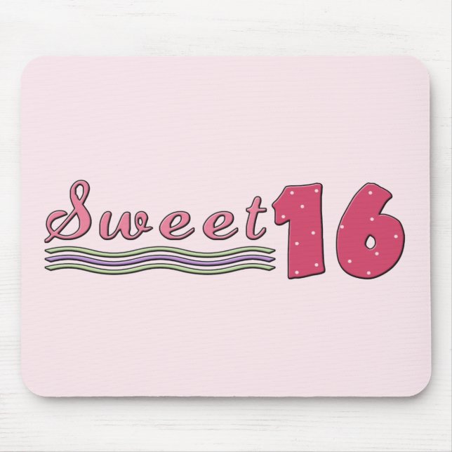 Sweet 16Mousepad Mouse Mat (Front)