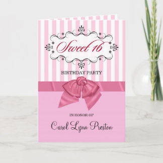 Sweet 16th Birthday Party Invitations