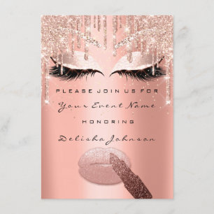 Sweet 16th Drips Mermaid  Bridal Quinceañera Invitation