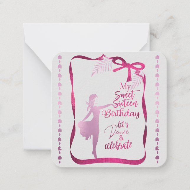 Sweet 16th Invitation (Front)