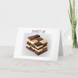 SWEET 18! BIRTHDAY WISHES CARD