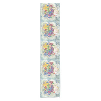 Sweet Afternoon: A Dreamy Floral Short Table Runner