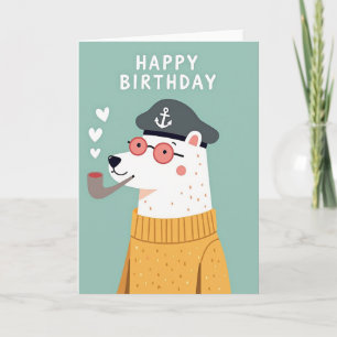 Sweet Anchor Birthday Card
