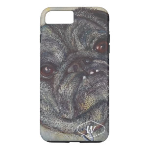 SWEET AND CUTE PUG iPhone 8 PLUS/7 PLUS CASE