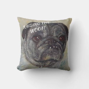 SWEET AND CUTE PUG CUSHION