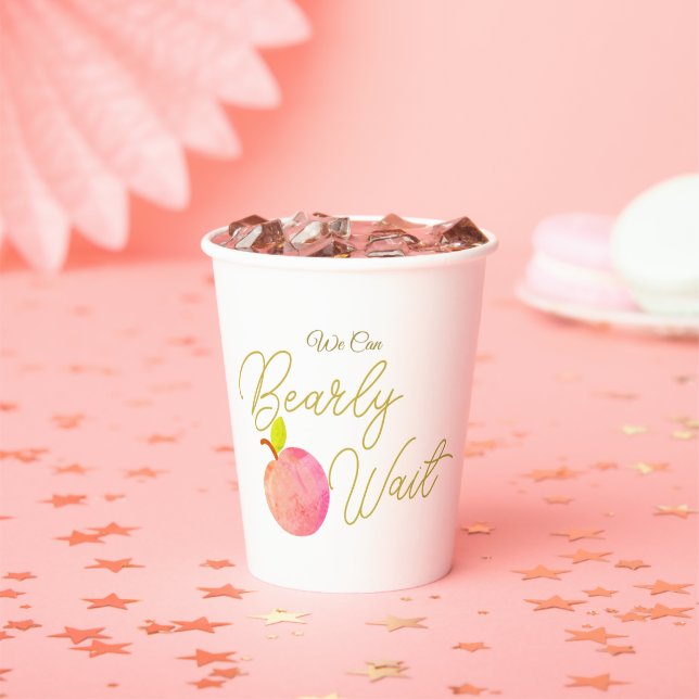 Sweet and Festive Baby Shower Cups with Quote (Insitu)