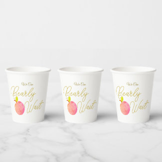 Sweet and Festive Baby Shower Cups with Quote