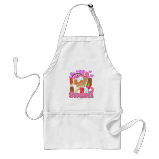 Sweet and Fun Cute Dessert Cartoon Design Standard Apron