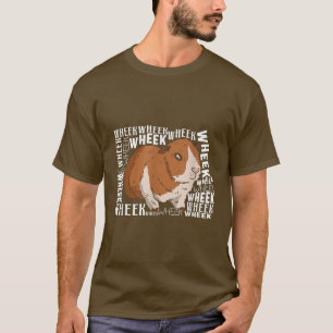 Sweet and funny Guinea Pig cute pet Love176 T-Shirt