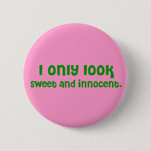 Sweet and Innocent Button