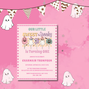 Sweet and Spooky birthday Invitation