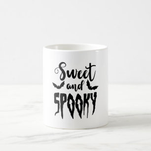 Sweet And Spooky Cool Halloween Saying Coffee Mug