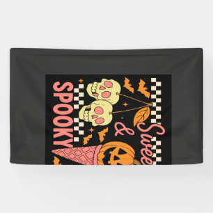 Sweet and Spooky Cute Halloween Banner