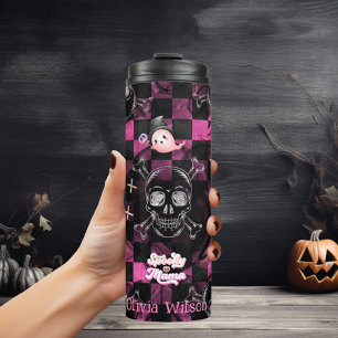 Sweet and Spooky Halloween Personalized Thermal Tumbler