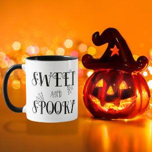 Sweet and Spooky Spiderweb Halloween Coffee Mug