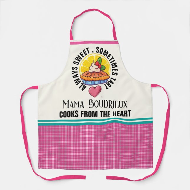 Sweet and Tart from the Heart Apron (Front)