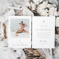 Sweet and Whimsical | Photo and Rose Gold Baptism
