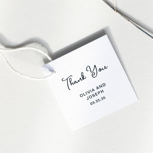 Sweet and Whimsical   Wedding Thank You Favour Tags