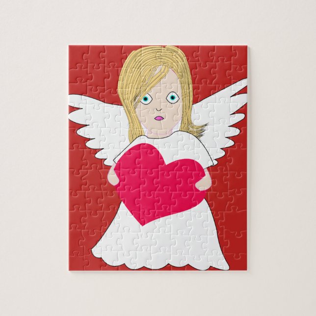 Sweet Angel Girl Jigsaw Puzzle (Vertical)