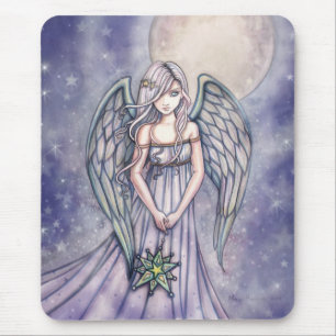 Sweet Angel Mousepad by Molly Harrison