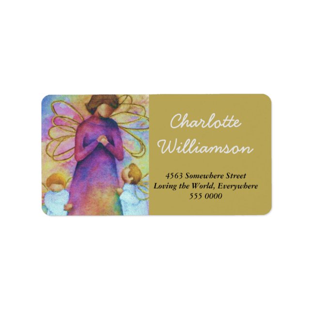 SWEET ANGELIC ADDRESS LABEL (Front)
