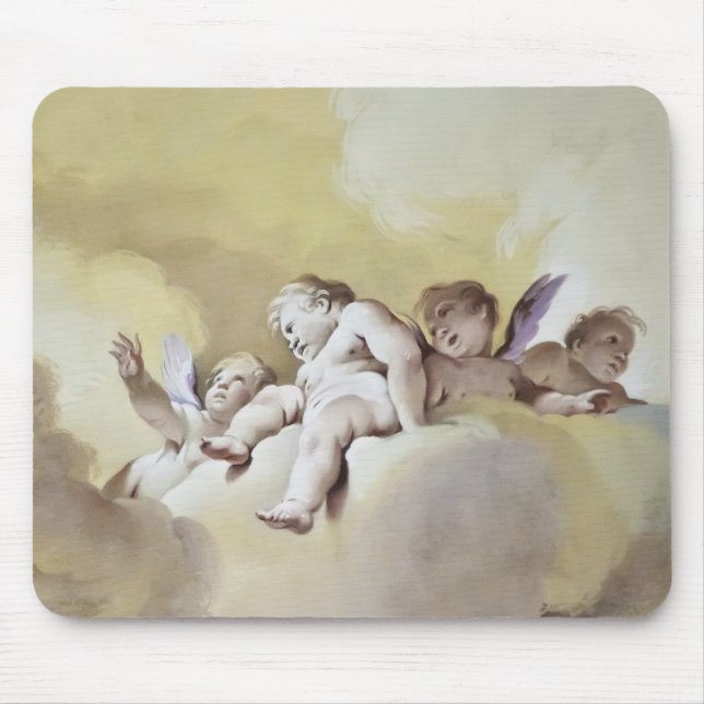Sweet Angels in Heaven Mouse Mat (Front)