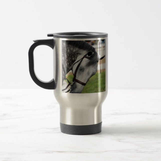 Sweet Appaloosa Horse Travel Mug (Left)