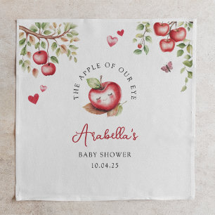 Sweet Apple Of Our Eye Baby Shower Napkin