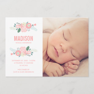 Sweet Arrival Birth Announcement