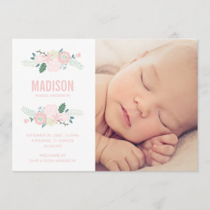 Sweet Arrival Birth Announcement