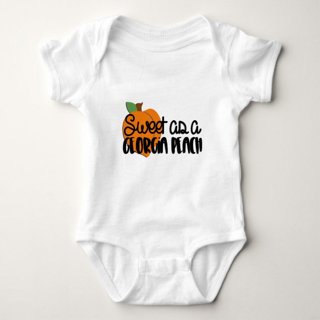 Sweet As A Georgia Peach Bodysuit (Front)
