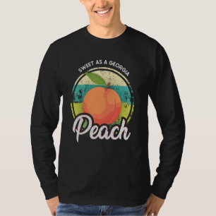 Sweet As A Georgia Peach Funny GA Peach State 1 T-Shirt