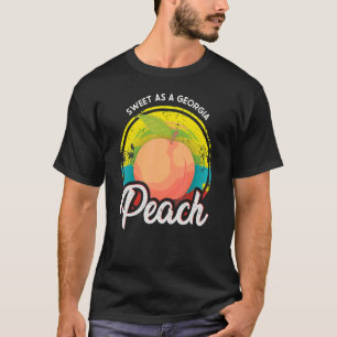 Sweet As A Georgia Peach Ga Peach State T-Shirt