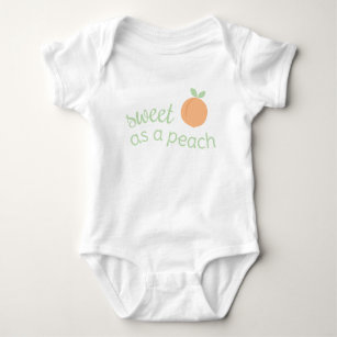 peaches baby outfit