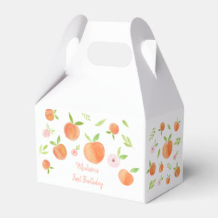 Sweet As A Peach Birthday Favour Box