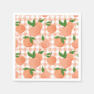 Sweet as a Peach Birthday Napkin