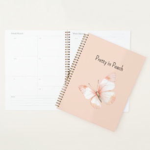Sweet as a Peach Butterfly Planner